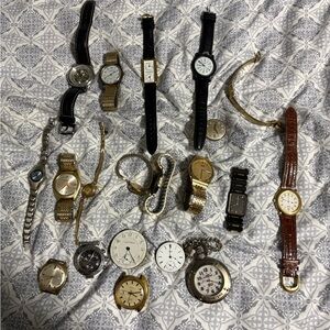 Vintage watch lot main brands